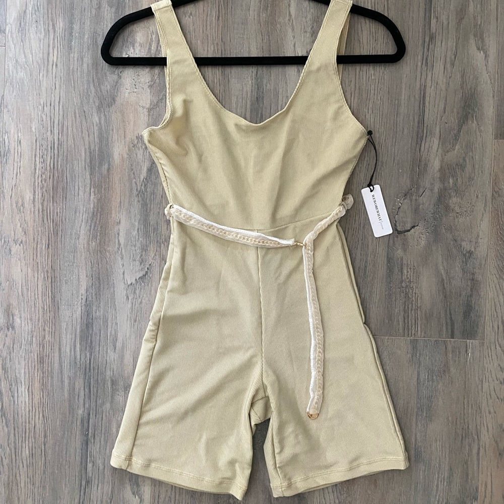 WeWoreWhat Active Scoop Bodysuit NWT
